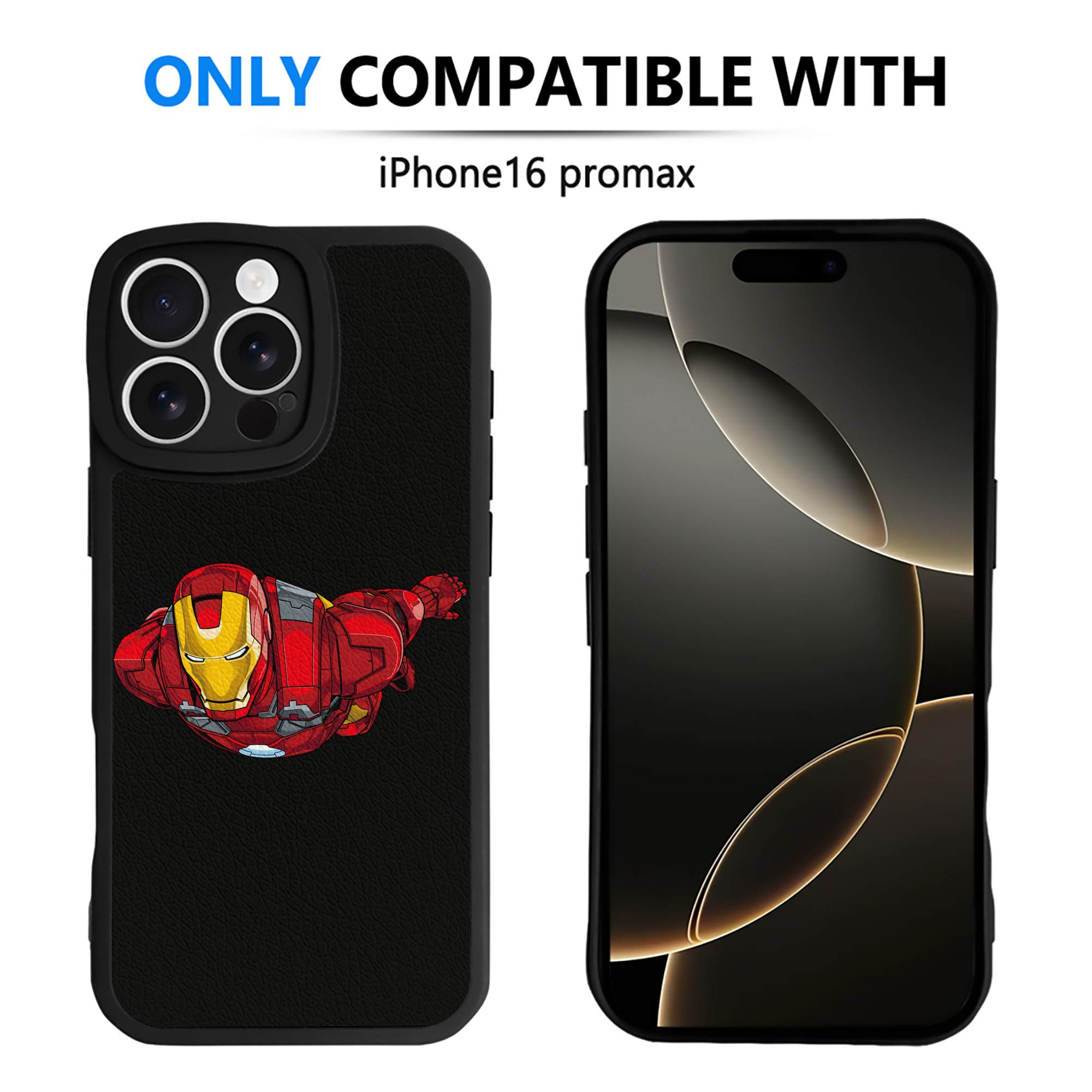（画像用） アベンジャーズ The Avengers 【iPhone 16シリーズ対応】シリコンスマホケース（レザー調） 材質：シリコン